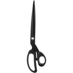 INF Cisailles de tailleur à lame noire de 30 cm - Acier à haute teneur en carbone, cisailles à tissu aiguisées