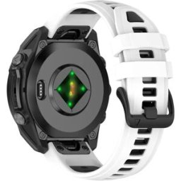 INF Bracelet de montre en silicone pour Garmin Fenix 8/Enduro 3/Fenix E 26 mm
