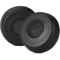 INF Lot de 2 coussinets d'oreille de rechange compatibles avec Cisco Headset 730 - Cuir protéiné et mousse à mémoire Le noir