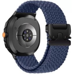 INF Bracelet Tressé Élastique en Nylon 40/44mm avec Boucle Parachute Compatible avec Samsung Galaxy Watch 8 Classic Bleu