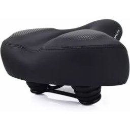 INF Selle de vélo en mousse souple Le noir