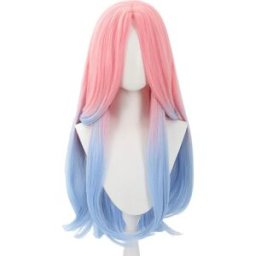 INF Perruque Cosplay Colorée : Cheveux Synthétiques Thermorésistants pour Jeux de Rôle Anime et Fêtes