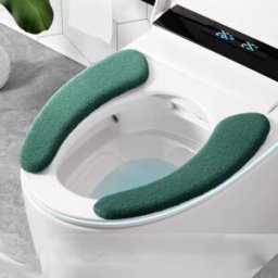 INF Ensemble de coussins de siège de toilette doux et confortables Vert