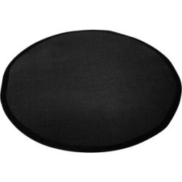 INF Tapis de protection extérieur pour barbecue et brasero - Silicone et fibre de verre résistant à la chaleur, étanche, noir S