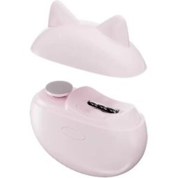 INF Coupe-ongles et lime électrique 2-en-1 - Coupe-ongles automatique sécurisé Rose
