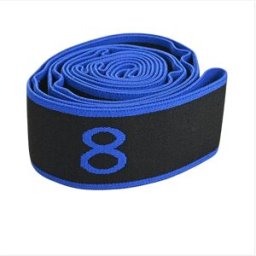 INF Bande d'étirement segmentée - 8 boucles Bleu