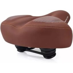 INF Selle de vélo en mousse souple Marron