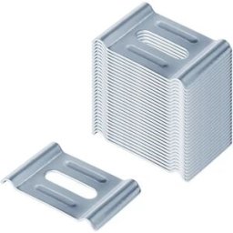INF Lot de 30 brides métalliques pour chemins de câble en treillis - Fixation pour fils 4.0-6.0mm, pour vis 5/16 inch
