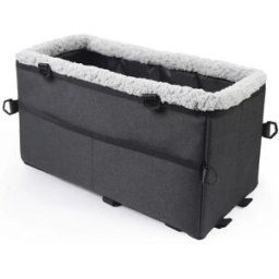 INF Panier de Transport pour Animaux de Compagnie pour Console Centrale de Voiture - Confort et Sécurité Le noir