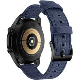 INF Bracelet en toile de 24 mm pour Suunto 9 Bleu
