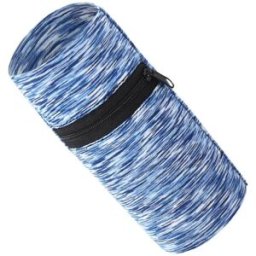 INF Brassard de sport pour téléphone Taille unique – Pochette poignet en polyester avec poche cachée pour course et voyage Bleu