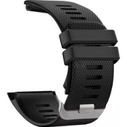 INF Bracelet en silicone pour Garmin Vivoactive HR Noir