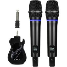 INF Pack de 2 microphones sans fil Bluetooth Reverb