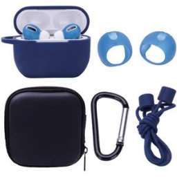 INF Kit de protection pour écouteurs Bluetooth sans fil AirPods Pro Bleu