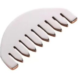 INF Peigne de Massage en Acier Inoxydable à Dix Dents pour le Cuir Chevelu et le Visage