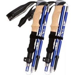 INF Bâton de randonnée ultraléger bâton de trekking 5 sections 1 paire