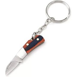 INF Mini Couteau de Poche Camouflage - Couteau Pliant en Acier Inoxydable avec Porte-Clés