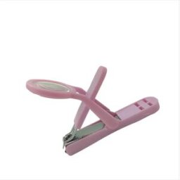 INF Coupe-ongles grossissant pour seniors - Coupe précise et sûre Rose