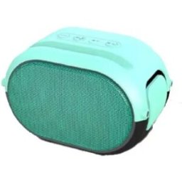 INF Mini Haut-Parleur Portable Multifonctionnel : Bluetooth 5.3, Radio Sans Fil et Amplification des Basses Vert