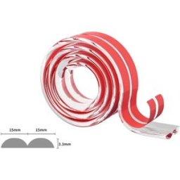 INF Bande de protection d'angle auto-adhésive en TPE transparente – Protection de bord 5m ou 3m pour meubles et coins de mur 3 m