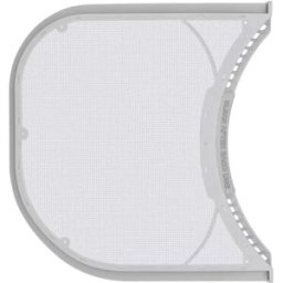 INF Filtre à peluches compatible avec LG et Kenmore - ABS + coton filtrant, 30cm x 30cm, pour modèles 266857/AP4440606