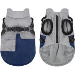 INF Veste Chaude en Polaire pour Chien avec Design Réfléchissant - Vêtements d'Hiver pour Petits Chiens M