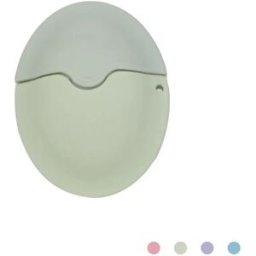 INF Applicateur rechargeable en silicone et éponge pour écran solaire et lotion avec bille roll-on, portable sans gâchis Vert