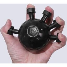 INF Entraîneur de force des doigts à conception griffe d'aigle, résistance 20-45kg, ABS lavable et portable Le noir