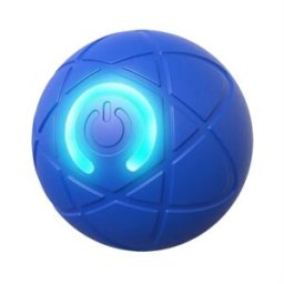 INF Jouet interactif pour chat : Balle roulante électrique pour le plaisir des animaux Bleu
