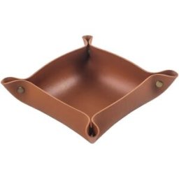 INF Plateau de Conditionnement de Tabac en Cuir PU - Multifonctionnel & Portable Marron