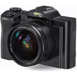 INF Appareil photo numérique 5K / 48MP / Zoom 16X / Anti-tremblement 6 axes, écran 3,5 pouces,