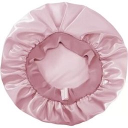 INF Bonnet de nuit ajustable effet soie – bonnet élastique confort pour protection des cheveux et chaleur Rose