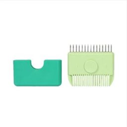 INF Peigne démêlant multifonctionnel pour animaux de compagnie (chiens et chats) - Outil de toilettage sûr et efficace Vert