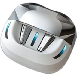 INF Écouteurs Gaming Bluetooth style Mecha - Latence Faible, Contrôle Tactile, Batterie 650MAH, Ajustement Ergonomique Blanc