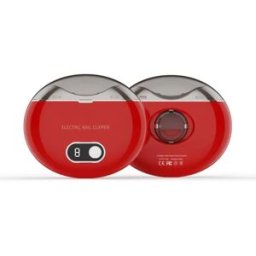 INF Lime à Ongles Électrique Multifonctionnelle & Coupe-Ongles avec Écran LCD - Soin des Ongles Sûr Rouge