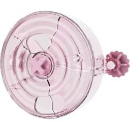 INF Jouet Interactif d'Alimentation pour Oiseaux - Distributeur Rotatif pour Stimulation Mentale Rose