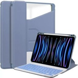 INF Étui Clavier Bluetooth Rotatif à 360° Compatible avec Redmi Pad SE 11'' - Violet Lavande