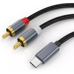 INF Câble audio stéréo USB-C vers 2x RCA