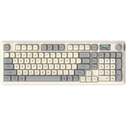 INF Clavier filaire RGB 98 touches - Format compact 98 touches, membrane silencieuse, Plug-and-Play pour ordinateur de bureau