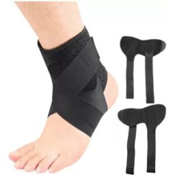 INF Support de cheville avec compression réglable - 1 paire
