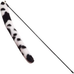 INF Baguette Jouet pour Chat avec Queue en Peluche - Longue Queue pour Jeu Interactif