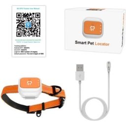 INF Traceur GPS pour chiens - Positionnement GPS/AGPS/WIFI/LBS en temps réel, IP66 étanche, SOS et clôture électronique, 30