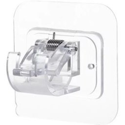 INF Supports de tringle à rideaux autocollants Transparent