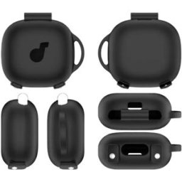 INF Étui de protection en silicone pour écouteurs Bluetooth Anker Soundcore Sport X20/X20 - Protection optimale Le noir