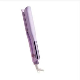 INF Lisseur et Boucleur Ionic 2-en-1 avec Contrôle de Température LCD, Chauffe en 30s, Isolation Multi-couches Violet