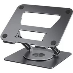 INF Support rotatif portable pour ordinateur portable, en alliage d'aluminium