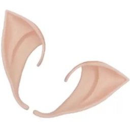 INF Oreilles d'Elfe Cosplay - Oreilles de Fée en Silicone pour Fête d'Halloween (1 Paire)