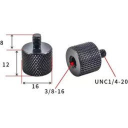 INF Adaptateur 1/4" vers M10 pour trépieds et appareils photo - paquet de 5 3/8-16
