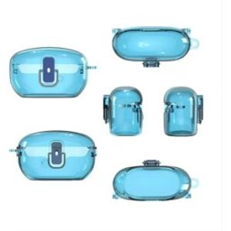 INF Étui de protection pour écouteurs Bluetooth compatible with Sony WF-1000XM5 - Antichoc et anti-poussière Bleu