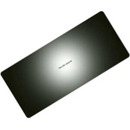 INF Tapis de souris en caoutchouc dégradé - Noir et blanc, grand tapis de bureau gaming antidérapant extra-large pour clavier S